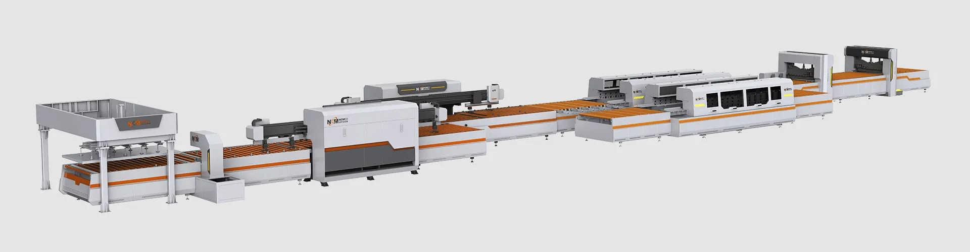 NCM-680 Automatic Steel Door Panel Production Line